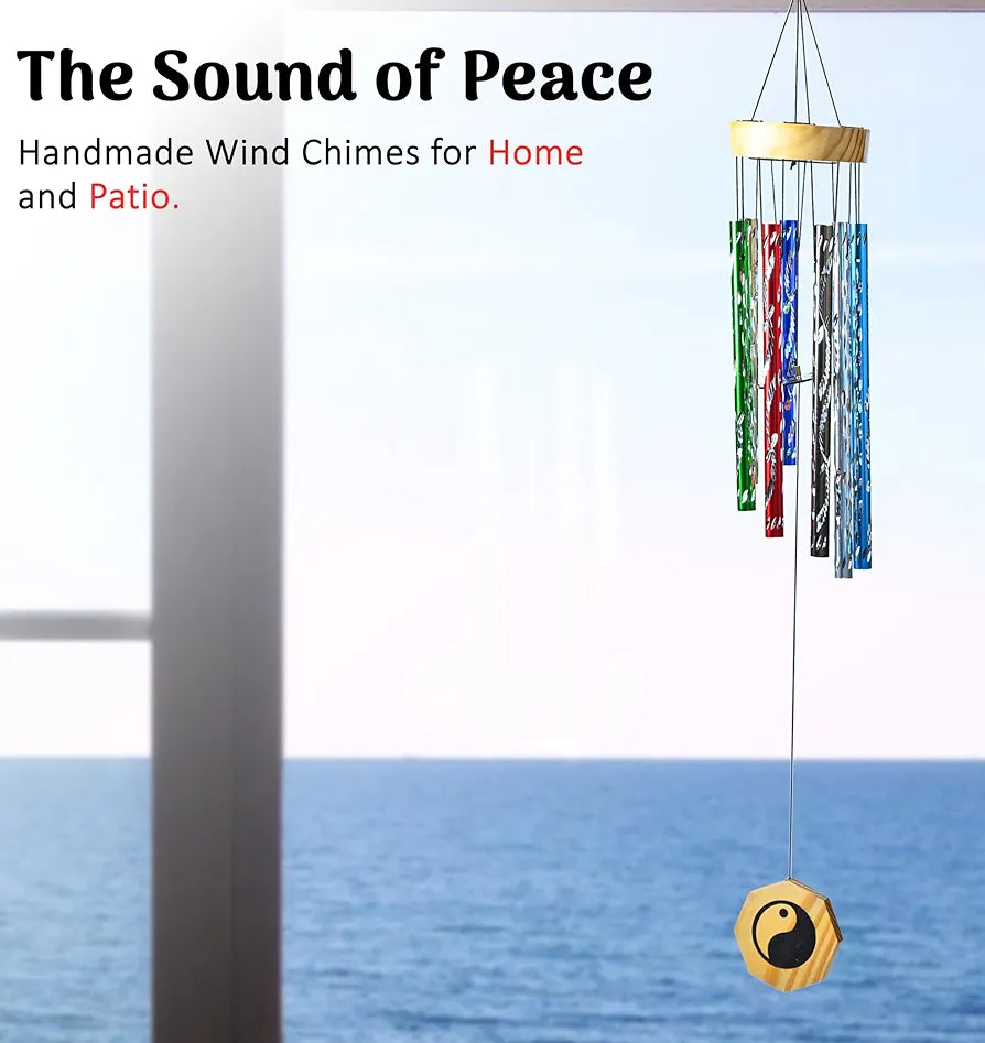 Calming Multi-Color Wind Chimes Wind Chime -028