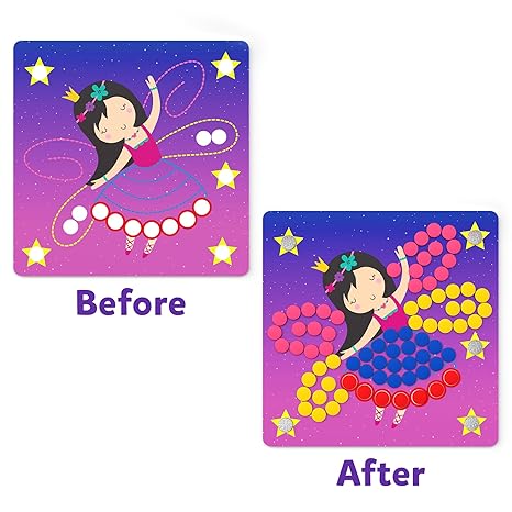 Skillmatics Art Activity Dot It With Magnets Unicorns & Princesses No Mess Repeatable Art For Kids