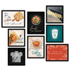 Kotart Paper Food is Favourite Photo Frames For Kitchen And Restaurant Set Of 8 - Design012