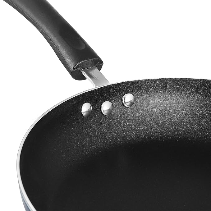 Vinod Zest Aluminium Non Stick Frypan - 28 cm | Skillet Pan | 3 Layer Ceramic Coating | 3 mm Thick