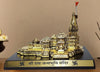 Gold Art India Ram Mandir Ayodhya Gold Plated Antique - Minature Big