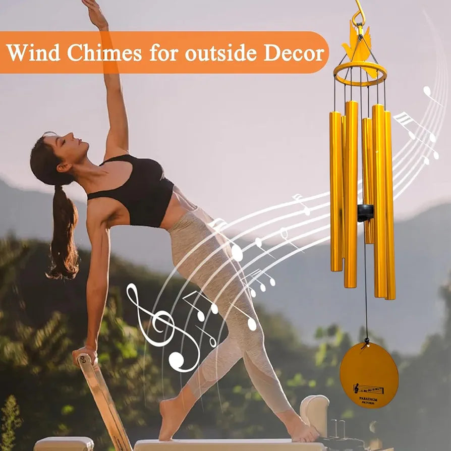 Paradigm Pictures 30.5 inch Big Wind Chimes Gold