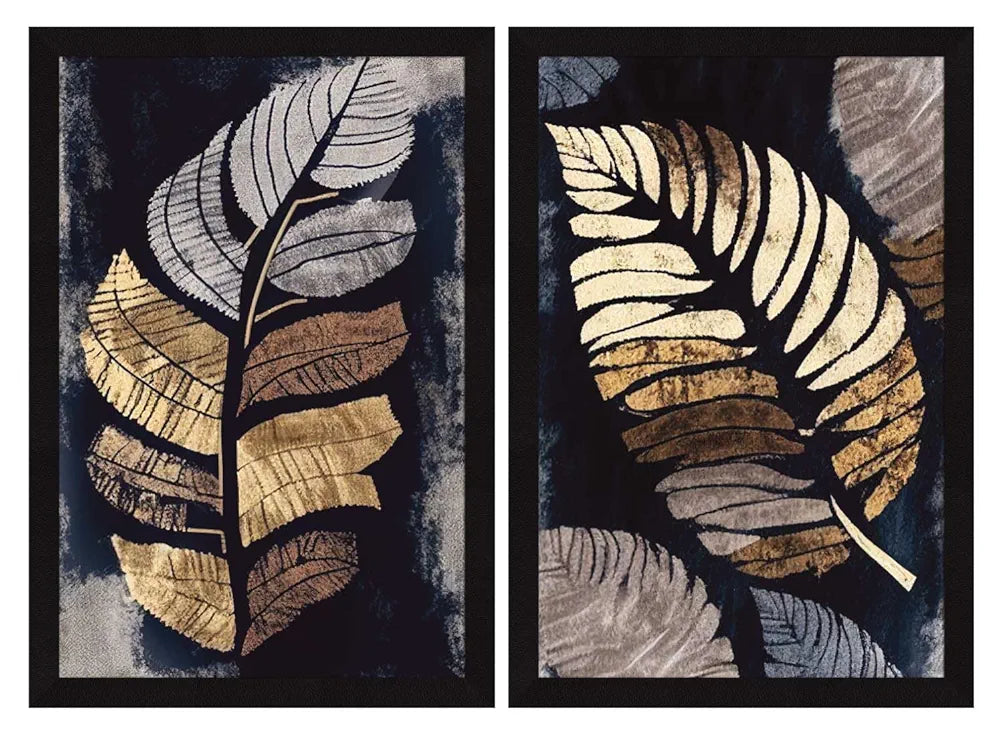 ArtX Paper Floral Aesthetic Wall Decor Paintings Set Of 2