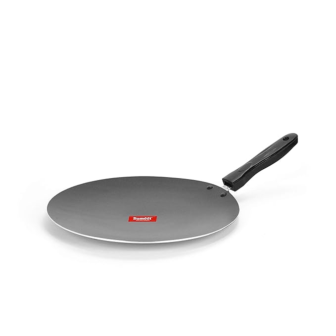 Sumeet 2.6mm Non stick Concave/Roti Tawa - 28cm Dia (Silver)