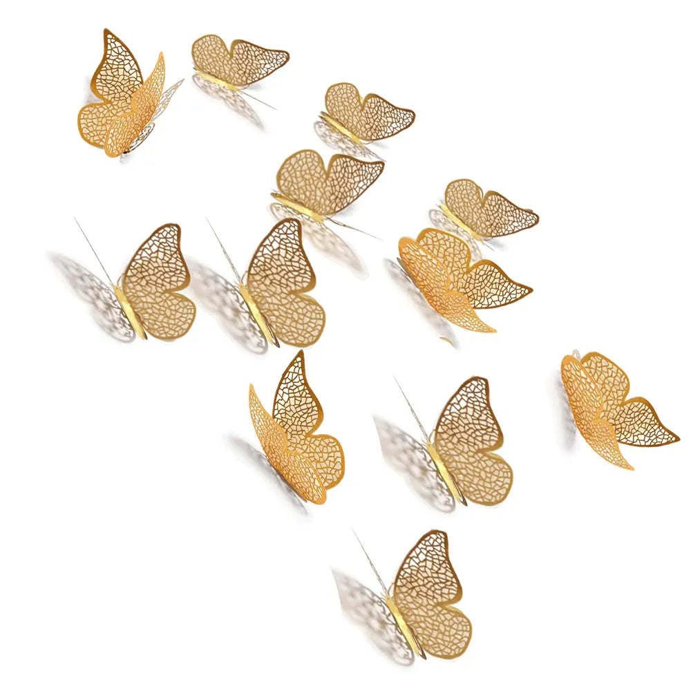 Xtore 12Pcs 3D Home Decor Butterfly Wall Stickers