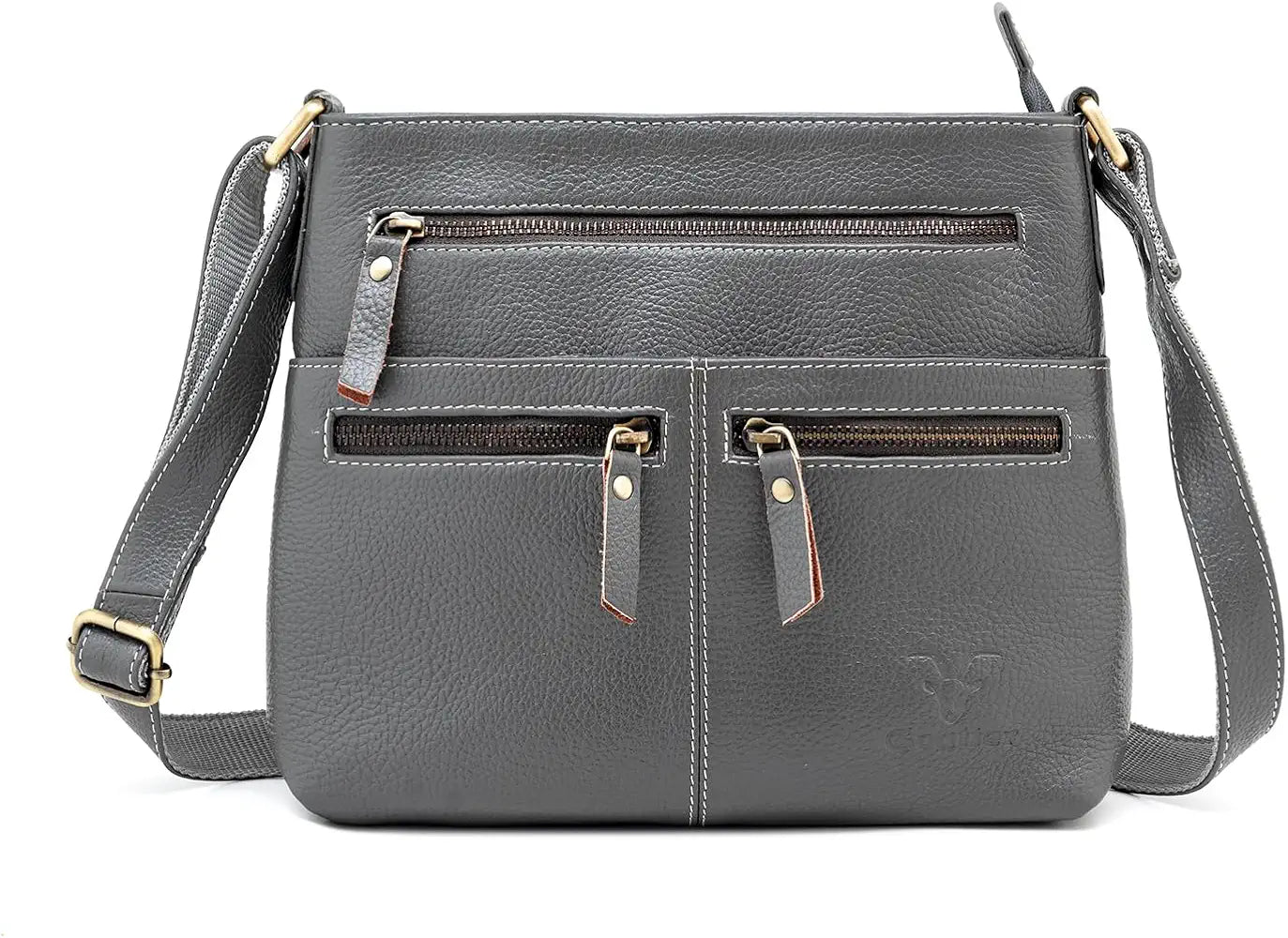 Goatter Genuine Soft Leather Multi Pocket 10