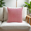 Sajavat Home Cotton Cushion Cover Colour Beige & Pink
