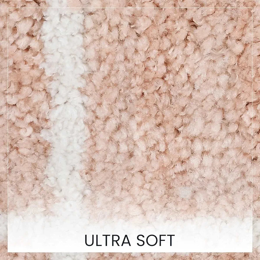 Sashaa World Microfiber Bathmat Colour Rose Pink (Pack of 2)