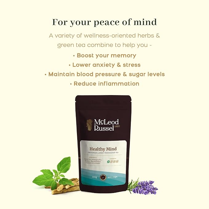 McLeod Russel 1869 Healthy Mind Green Tea  - 100 gms
