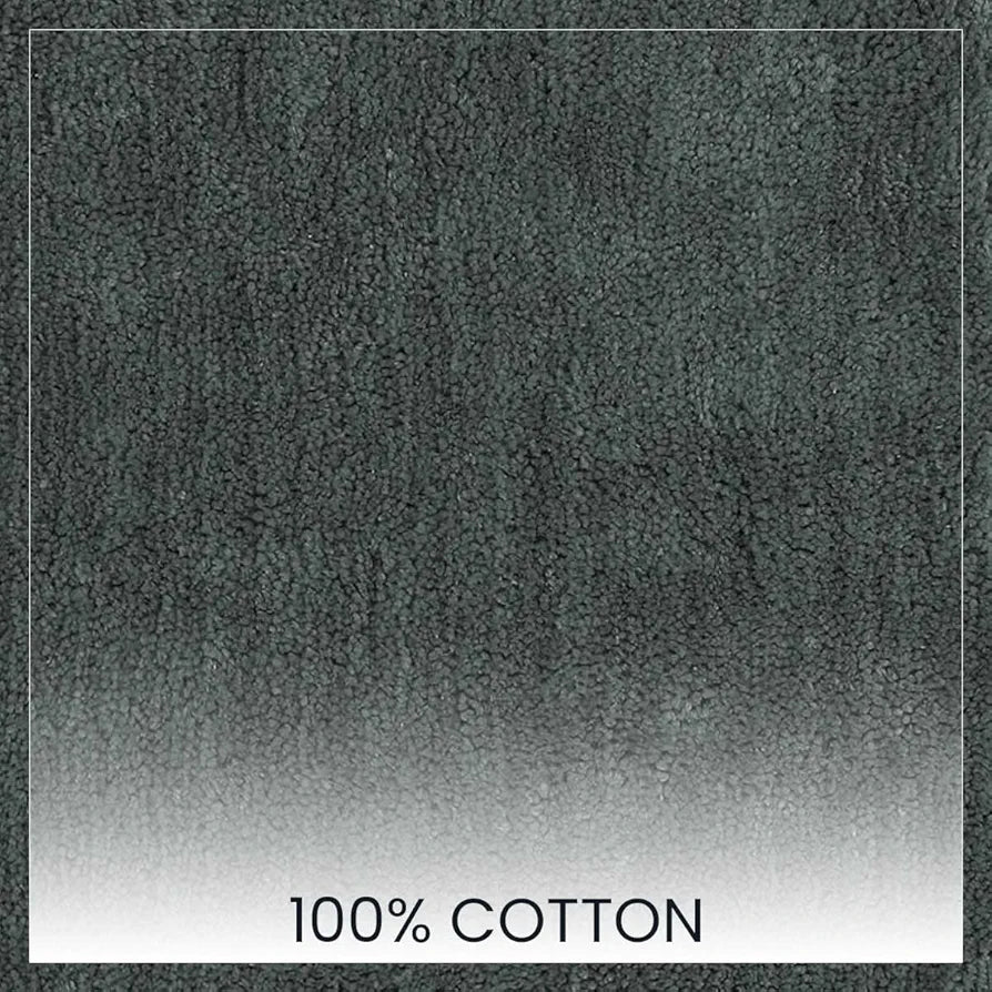 Sashaa World Microfiber Bathmat Colour Light Grey (Pack of 2)