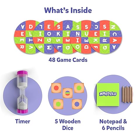 Skillmatics Word Building Game Muddled Fast Paced Word Building Game Fun for Kids