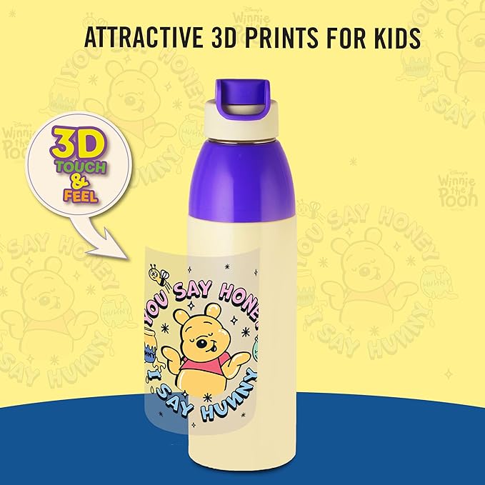 Cello Kidzbee Uranus 600 Hunny Bear Water Bottle | 540 ml