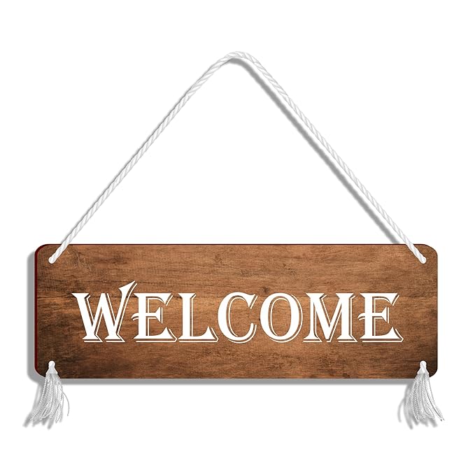 Blue Finch Welcome Wall Or Door Hanging For Home Decoration And Living Room Decor Home Decor