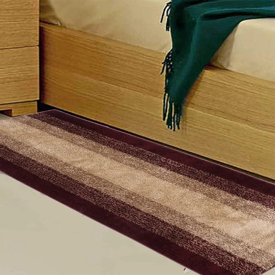 Kuber Industries Shaggy Carpet Polyester Bedside Runner Soft Rug for Hall Offices Kitchens Bedroom