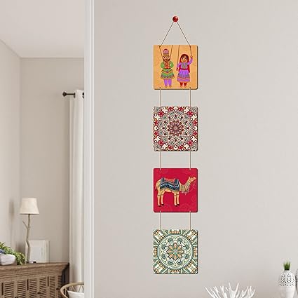 Artvibes Quotes Designer Square Wall Hanger Mdf Wooden for Home Decor | Wall Hanging Decorative Items