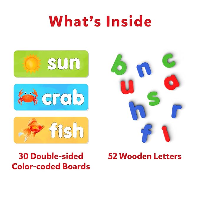 Skillmatics Preschool Learning Activity Ready to Spell Stage Based Learning to Improve Vocabulary