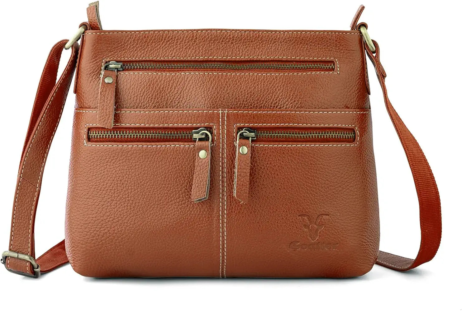 Goatter Genuine Soft Leather Multi Pocket 10