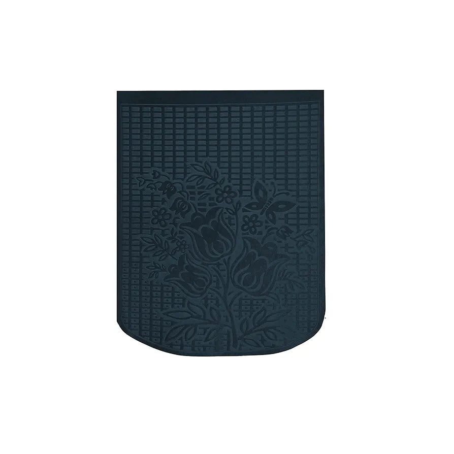 Cloth Fusion Italian Velvet Sofa Cover 5 Seater Set Perfect Floral Embossed Sofa Cover 3 Seater and 2 Seater Blue