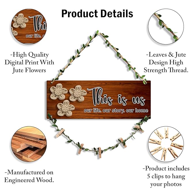 Sehaz Artworks Room Decor Items Photo Frames for Wall Decoration Bedroom