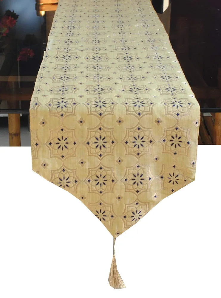 Pink Parrot-Designer Durable Dopian Silk Table Runner