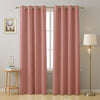 Cloth Fusion Blackout Door Curtains 9 Feet Long Set of 2 Peach Colour