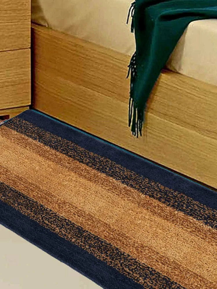 Kuber Industries Shaggy Carpet Polyester Bedside Runner Soft Rug for Hall Offices Bedroom