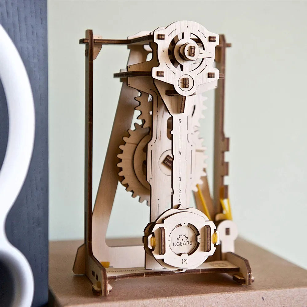 Ugears STEM Pendulum Model Kit - Creative Wooden Model Kits for Adults, Teens and Children - DIY Mechanical Science Kit for Self Assembly - Unique Educational and Engineering 3D Puzzles with App