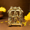 Ekhasa Pure Brass Ram Darbar Murti Ram Darbar Statue Ram Sita Laxman Hanuman Idol