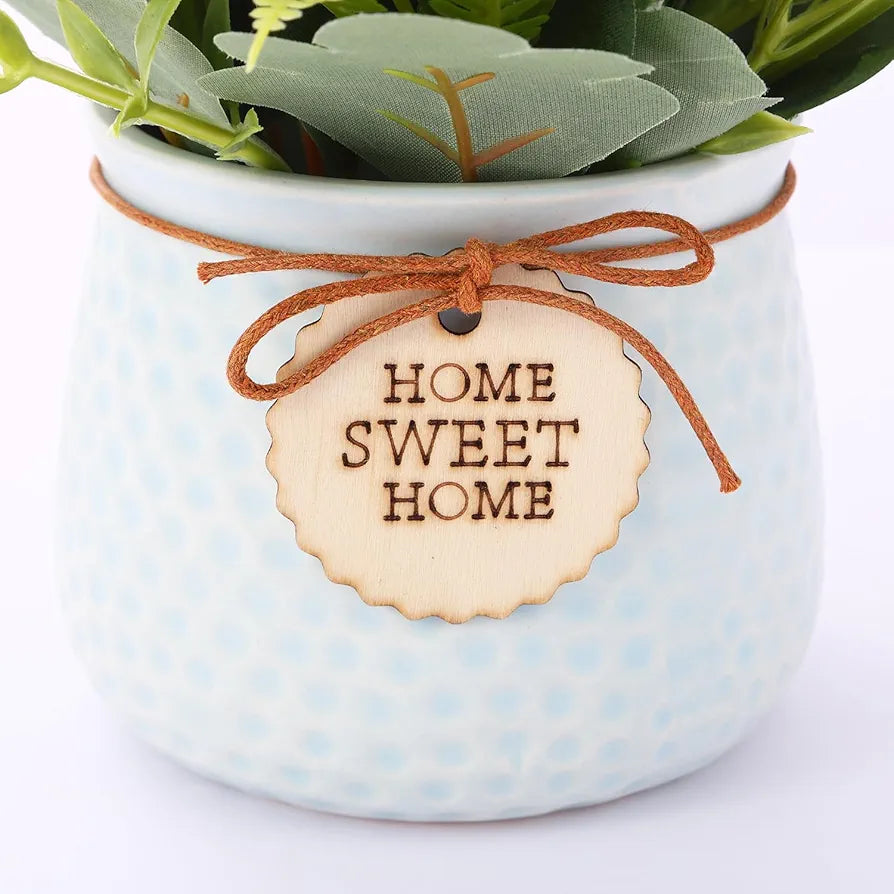 Artificial Rose Flower Plant with Pot  Home Décor Items