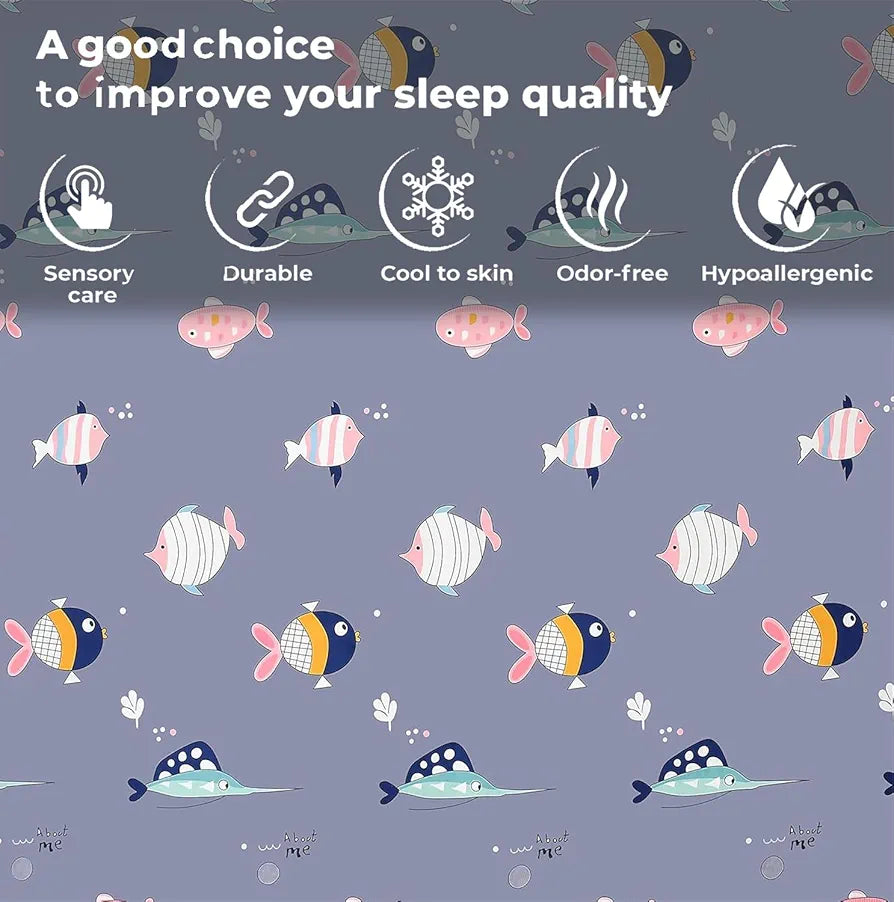 Fresh From Loom Glace Cotton Wrinkle Free Soft Hypoallergenic Bed Sheet Cartoon Printed Single Bedsheet For Kids With One Pillow Cover 144 tc Grizzlies