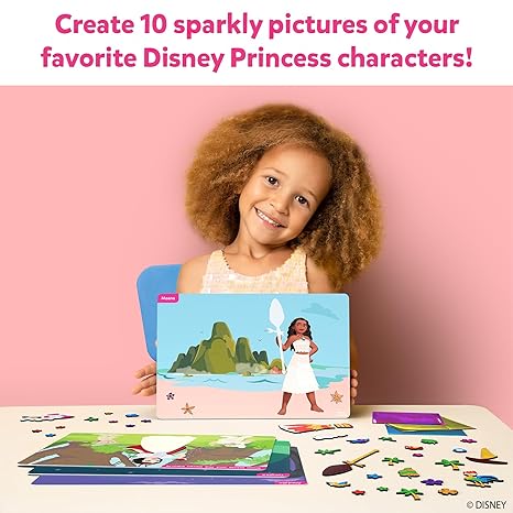 Skillmatics Art & Craft Activity Foil Fun Disney Princess No Mess Art for Kids Craft Kits