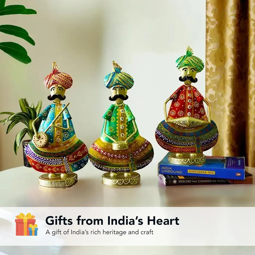 Ekhasa Nostrae Metal Show Pieces Rajasthani Sardar Musician