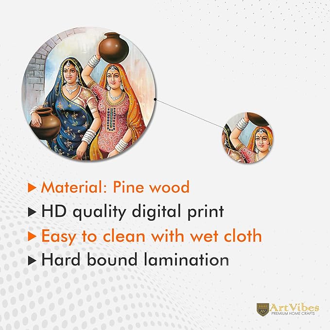 Artvibes Decorative Mdf Wooden Wall Hanging Decoration Item for Home | Pack of 11 Pieces