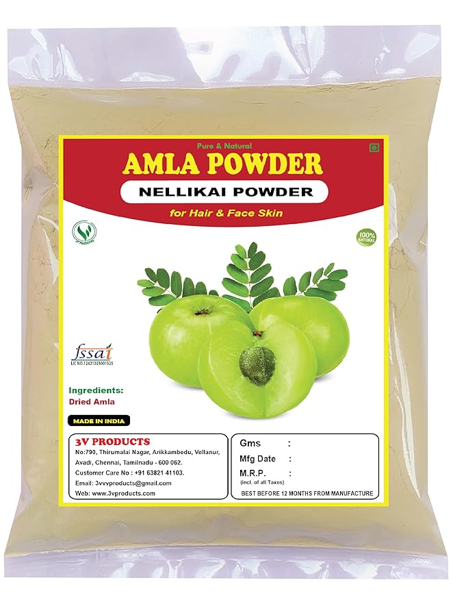 3V Products Amla Powder - Pack Of 2 - 50 gms