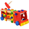 2 in 1 DIY Screw Car Vehicle Hammer Ball Reassembly Multifunction Building Blocks Knock Tinker Toy  Kids 3+Years