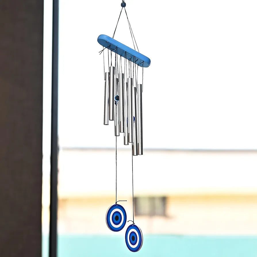 Zaicus Metal Evil Eye Wind Chimes Feng Shui Hanging Wind Chime-006