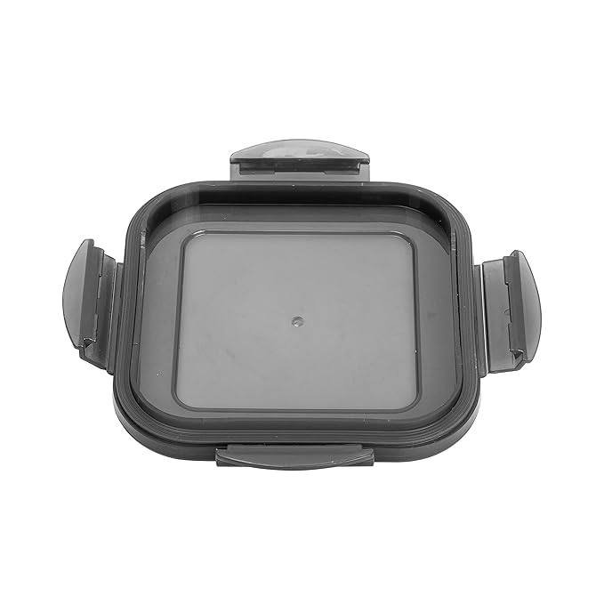 Femora High Steel Square Container Airtight Leakproof Unbreakable Storage Container/ Lunch Box | 850 Ml | Set of 2