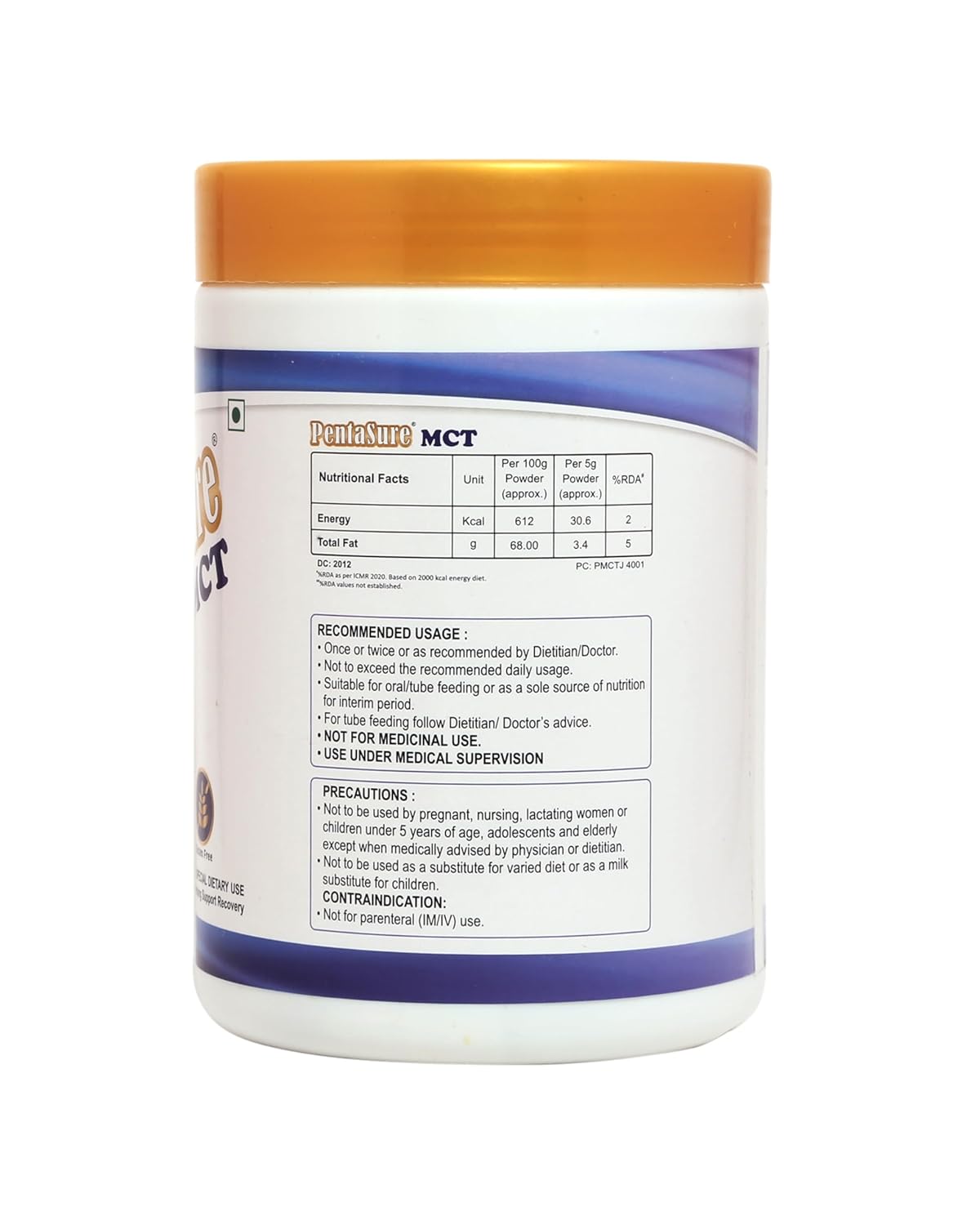 Pentasure MCT(Medium Chain triglyceride Powder) Nutritional Drink - 400 gms
