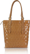 Leather Handmade Women's Tote Bag | Tan Color