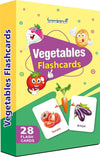 Gurukanth Premium Vegetables Flash Cards for Kids Early Learning