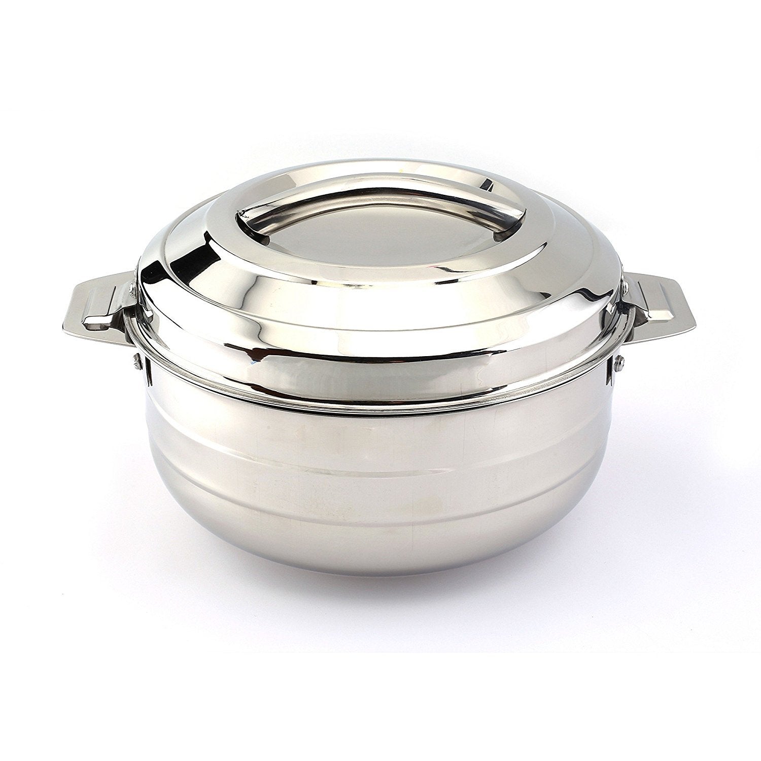 Cello Lumina Stainless Steel Casserole | Double Walled | 1500 Ml | Silver | Solid