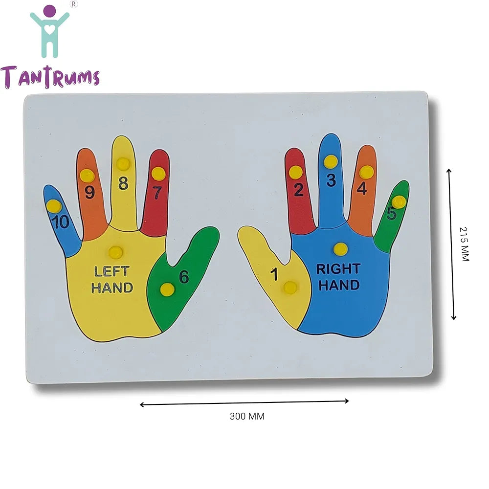 Tantrums Preschool Wooden Educational Puzzle for Kids Learning Helpful in Developing Hand Eye Concentration and Motor Skills with Self-Correcting Match 