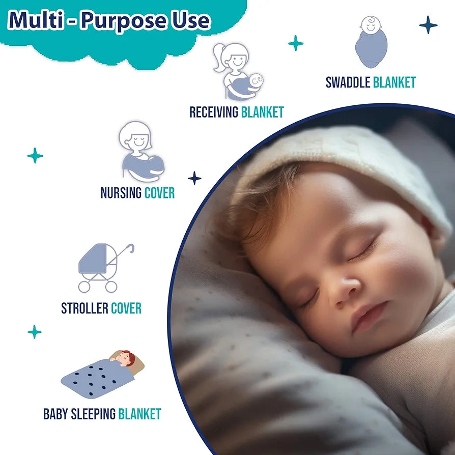 Divine Casa 120 GSM Microfiber Reversible Kids Single Bed Comforter Ultra-Soft Toddler Blanket Colour Dark Sapphire