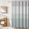 Home Threads Embrace Luxury with Our 6-Feet Long Premium Polyester Shower Curtain with 12 Hooks for a Lavish Bathroom Ambiance Stylish Splendid and Perfectly Sized Four_Shade