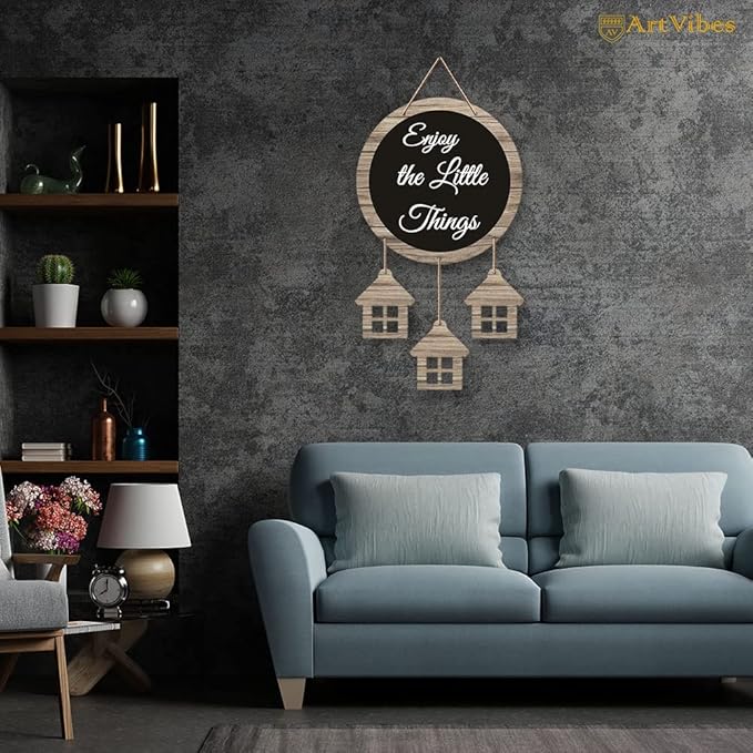 Artvibes Motivational Quotes Wooden Wall Hanging Decoration Items for Home | Mdf Wall Decoration