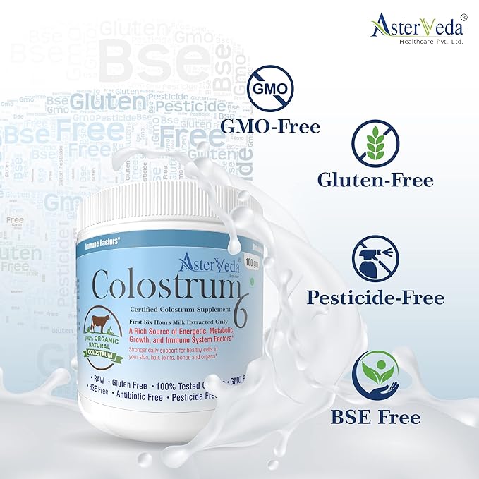 Asterveda Immune Tree Organic Cow Colostrum Powder - 100 gms
