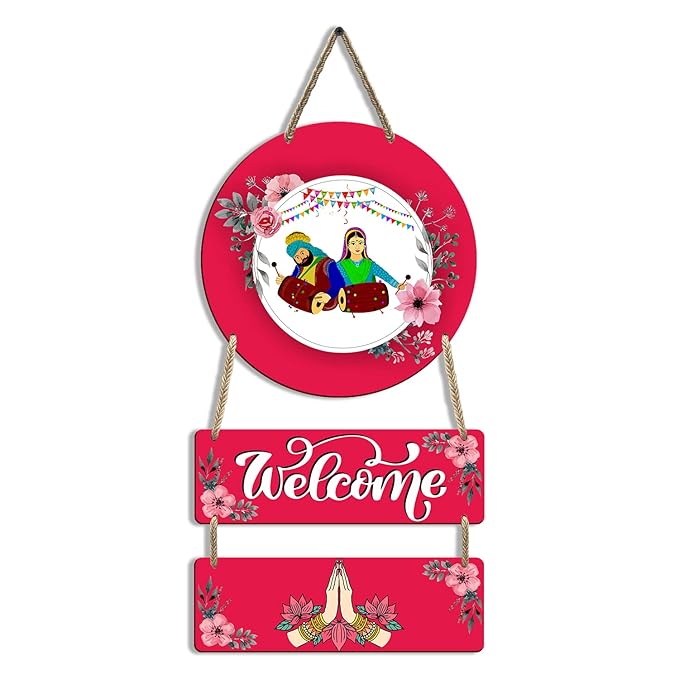 Sehaz Artworks Home Decor Items for Living Room Wooden Wall Hangings for Home Entrance