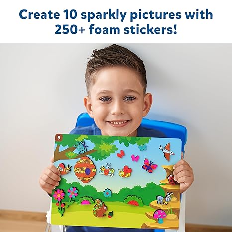 Skillmatics Art & Craft Activity Foil Fun Bugs & Butterflies No Mess Art for Kids Creative Activity
