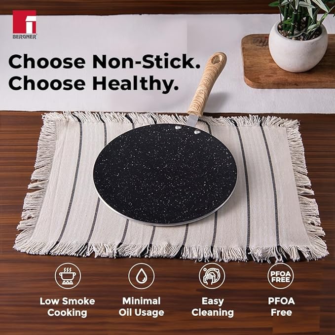 Bergner Bellini Plus Aura 5-Layer Non-Stick 28 cm Roti Tawa