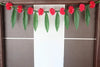 Artificial Megenta Marigold Flowers with Mango Rose Flower Toran